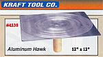 12" x 12" Aluminium Hawk W/1/2" Rubber Callous Preventer