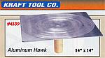 14" x 14" Aluminium Hawk W/1/2" Rubber Callous Preventer