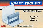 6" x 5" Plastic Cove Inside Step Tool, 1/2" Radius & 5" Lip