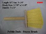 Pebble Dash Stucco Finish Brush W/ 7-1/2" Handle