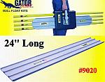 24" Square End GatorTools Magnesium Blade Bull Float Kit