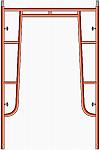 3' X 6'7" Walk Thru Industrial Contractor Construction Company Equipment Scaffold Jack Portable Scaffolding System Frame
